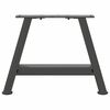 vidaXL Couchtischbeine A-Form 2 Stk. Anthrazit 50x(30-31) cm Stahl