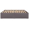 vidaXL Bettgestell Grau 200x200 cm Kunstleder