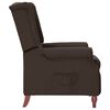 vidaXL Relaxsessel Dunkelbraun Stoff