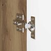 vidaXL TV-Wandschrank Artisan-Eiche 59,5 x 31 x 100 cm Holzwerkstoff