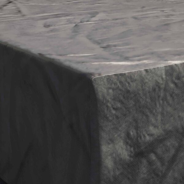 vidaXL Möbelbezug Uni Schwarz 260 x 260 x 90 cm 600D