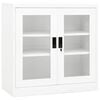 vidaXL B&uuml;roschrank Wei&szlig; 90x40x90 cm Stahl