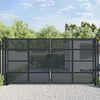 vidaXL Gartentor Anthrazit 400x175 cm Stahl