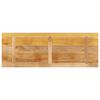 vidaXL Tischplatte 140x50x2,5 cm Rechteckig Raues Massivholz Mango