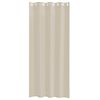 vidaXL Voile-Vorhang mit Vorh&auml;ngen 2 pcs Sand 260 x 140 cm Polyester