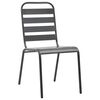 vidaXL Garten Essgruppe 7 pcs Anthrazit Pulverbeschichteter Stahl