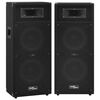 vidaXL Professionelle HiFi-/B&uuml;hnen-Lautsprecher Passiv 2 Stk. 1000 W