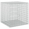 vidaXL Gabion mit 3,5 mm Draht und 5x2,5 cm Maschen 50x50x50 cm