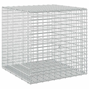 vidaXL Gabione mit 3,5 mm Draht und 5x2,5 cm Maschen 50x50x50 cm