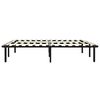 vidaXL Bettgestell Schwarz Metall 140&times;200 cm