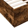 vidaXL Bettgestell mit LED R&auml;uchereiche 90x190 cm Holzwerkstoff