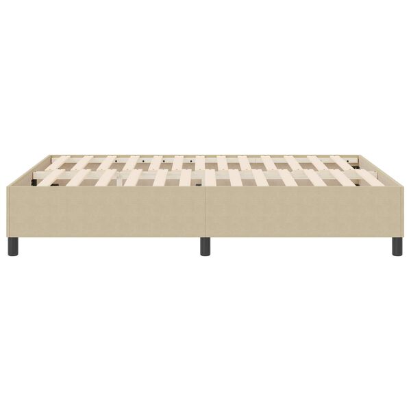 vidaXL Plattformbettgestell Grau-Gr&uuml;n 140 x 200 cm Stoff