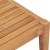 vidaXL 4-tlg. Garten-Lounge-Set mit Auflagen Massivholz Teak