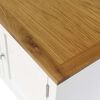 vidaXL TV-Schrank 120x35x48 cm Massivholz Eiche
