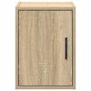 vidaXL Garagen-Wandschrank Sonoma-Eiche Holzwerkstoff