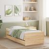 vidaXL Bett mit Schubladen Sonoma-Eiche 75x190 cm