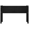 vidaXL Pflanzkübel 2 Stk. Schwarz 110x31x70 cm Massivholz Kiefer