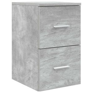 vidaXL Badezimmerschrank Inzwischen Betongrau 30 x 35 x 50 cm