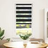 vidaXL Zebra-Rollo 60,9 x 120 cm, Stoffbreite 56,7 cm, schwarz