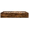 vidaXL Bettgestell R&auml;uchereiche 150x200 cm Holzwerkstoff