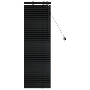 vidaXL Venezianische Jalousie Schwarz 45 x 130 cm 35 mm
