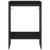vidaXL Waschmaschinen-Schrank Schwarz Eichen-Optik 67,5 x 48 x 97 cm