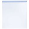 vidaXL Fensterfolie Statisch Matt Grau 90x1000 cm PVC