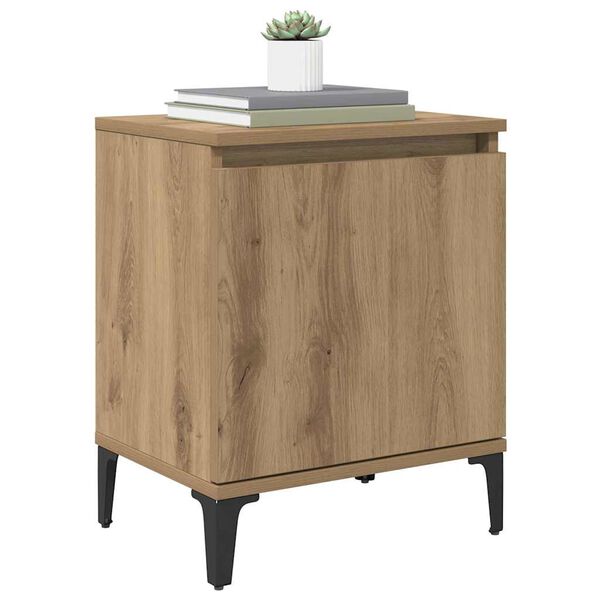 vidaXL Nachttisch Artisan-Eiche 40 x 30 x 50 cm Holzwerkstoff