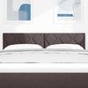 vidaXL Kopfteil mit Kopfteil Dunkelbraun 160 cm Kunstleder