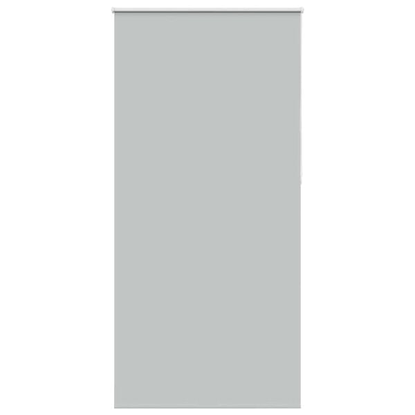 vidaXL Verdunkelungsrollo Hellgrau 95x210 cm Stoffbreite 90,7 cm