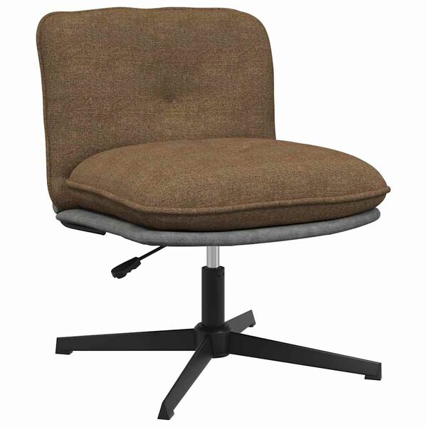 vidaXL B&uuml;rostuhl Drehbar Taupe Stoff