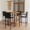vidaXL 5-tlg. Gartenbar-Set Braun