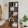 vidaXL B&uuml;cherregal Raumteiler Grau 60x24x155 cm Holzwerkstoff