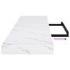 vidaXL Wandregal 4 pcs Wei&szlig; Marmor 120 x 23,5 x 4 cm Holzwerkstoff