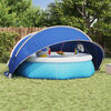 vidaXL Pool-Dome Blau 405 x 405 x 192 cm