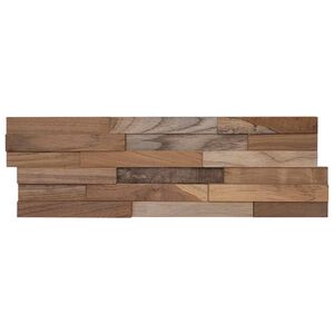 vidaXL Wandpaneele 10 stk. Natur 56 x 18 x 2 cm Massivholz Teak