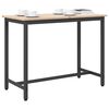 vidaXL Tisch Natur 100 x 50 x 77 cm Ingenieure Holz und Stahl