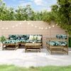 vidaXL 7-tlg. Garten-Lounge-Set mit Kissen Impr&auml;gniertes Kiefernholz