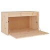 vidaXL Wandschrank 60x30x35 cm Massivholz Kiefer