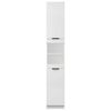 vidaXL Badschrank Wei&szlig; 32x34x188,5 cm Holzwerkstoff