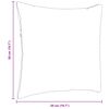 vidaXL Sofakissen 2 St&uuml;ck Creme 50 x 50 cm Cordstoff