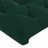 vidaXL Bettgestell ohne Matratze Dunkelgr&uuml;n 160x200 cm Samt