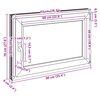 vidaXL Kellerfenster "RISOR" 90x70 cm Drehkipp DIN Rechts Wei&szlig;