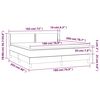 vidaXL Boxspringbett mit Matratze Wei&szlig; 180x200 cm Kunstleder