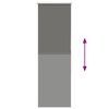 vidaXL Verdunkelungsrollo Grau 60x150 cm Stoffbreite 55,7 cm Polyester