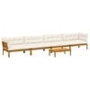 vidaXL 5 St&uuml;ck Garten Pallet Sofa Einheiten Massivholz Akazie Natur