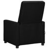 vidaXL Massagesessel Schwarz Stoff