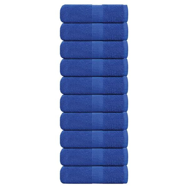 vidaXL G&auml;stet&uuml;cher FROGN 10 Stk. Blau 30x50 cm 360 g/m&sup2;