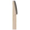 vidaXL Gepolstertes Kopfteil Taupe 160 cm Massives Kiefernholz
