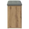 vidaXL Schuhbank Artisan-Eiche 82x32x50 cm Holzwerkstoff